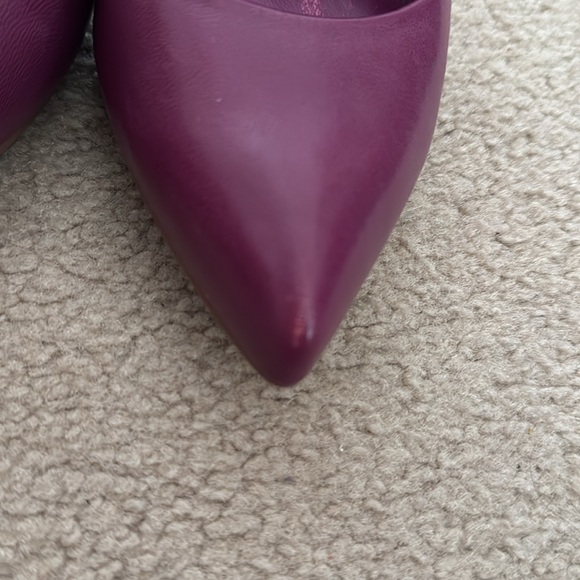Aldo 100% leather heels, purple. size 38 - Picture 7 of 7